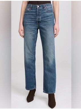 Alex Mill Straight-Leg Jeans in Medium Blue